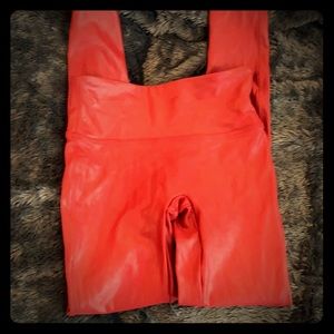 Spanx faux leather leggings